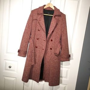 ***SOLD*** Jacob vintage  twill red coat
